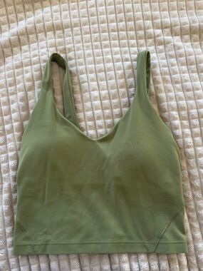 Green Lululemon align tank